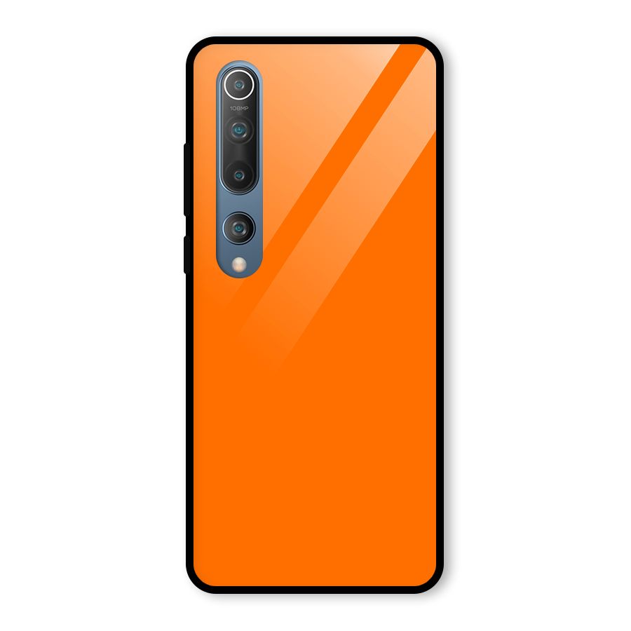 Mac Orange Glass Back Case for Mi 10