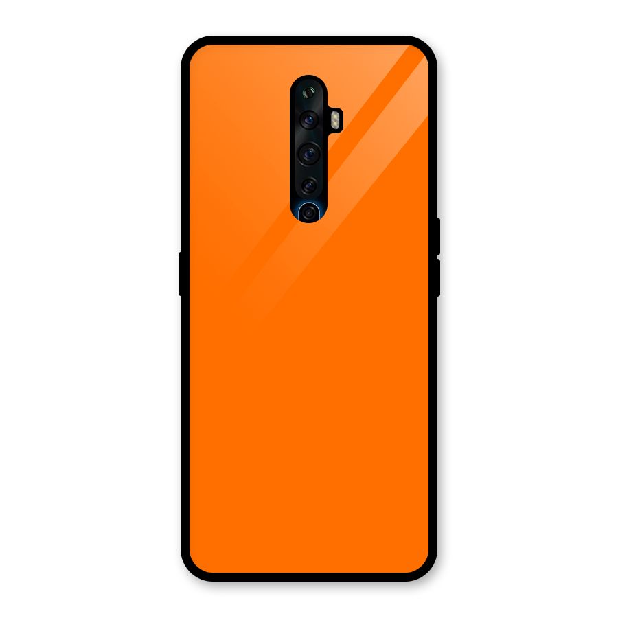 Mac Orange Glass Back Case for Oppo Reno2 F