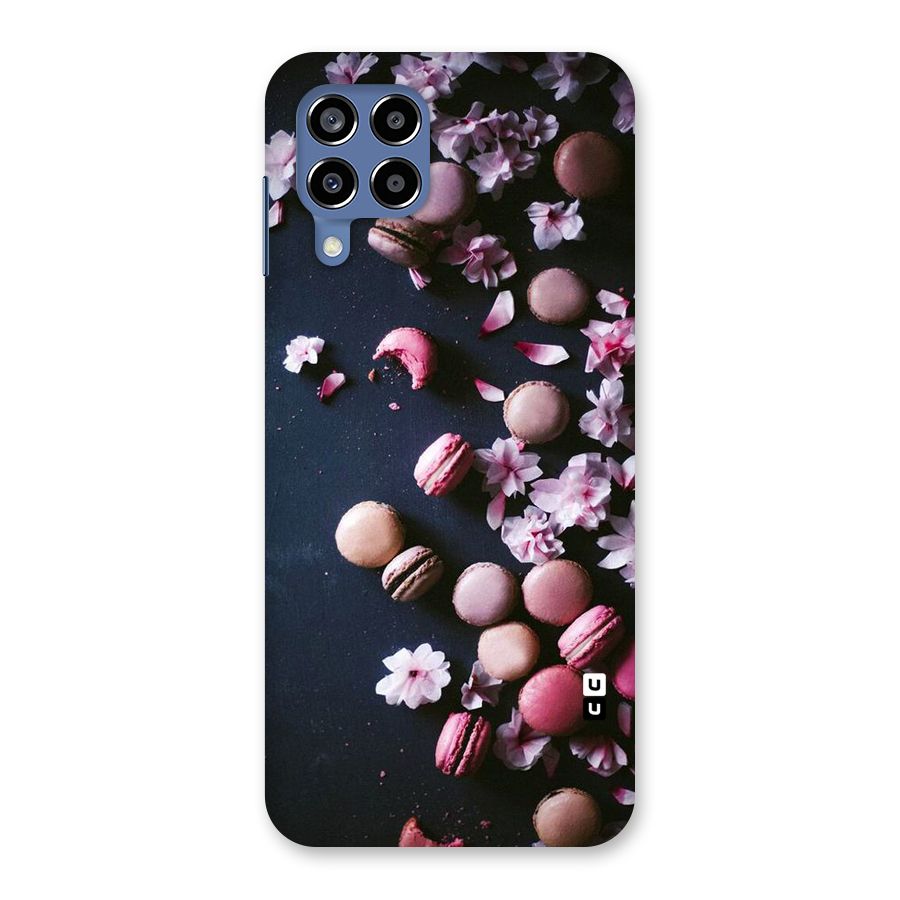 Macaroons And Cheery Blossoms Back Case for Galaxy M53 5G