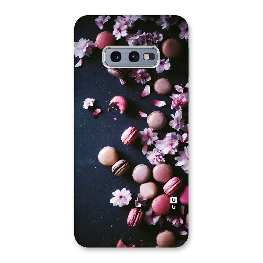 Macaroons And Cheery Blossoms Back Case for Galaxy S10e