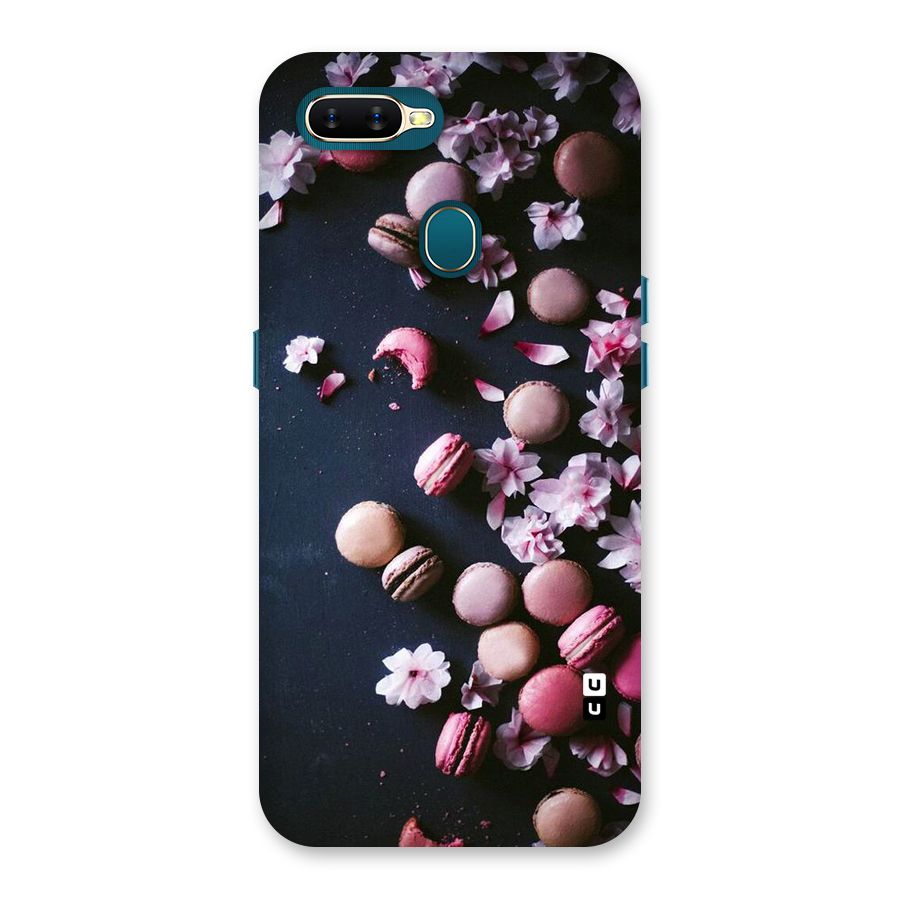 Macaroons And Cheery Blossoms Back Case for Oppo A11k