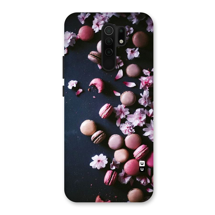 Macaroons And Cheery Blossoms Back Case for Poco M2