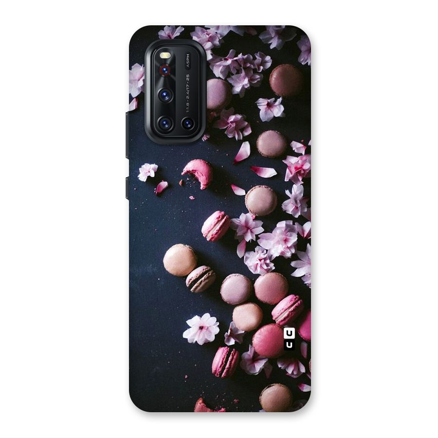 Macaroons And Cheery Blossoms Back Case for Vivo V19