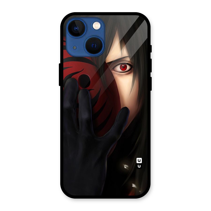 Madara Sharingan Glass Back Case for iPhone 13 Mini