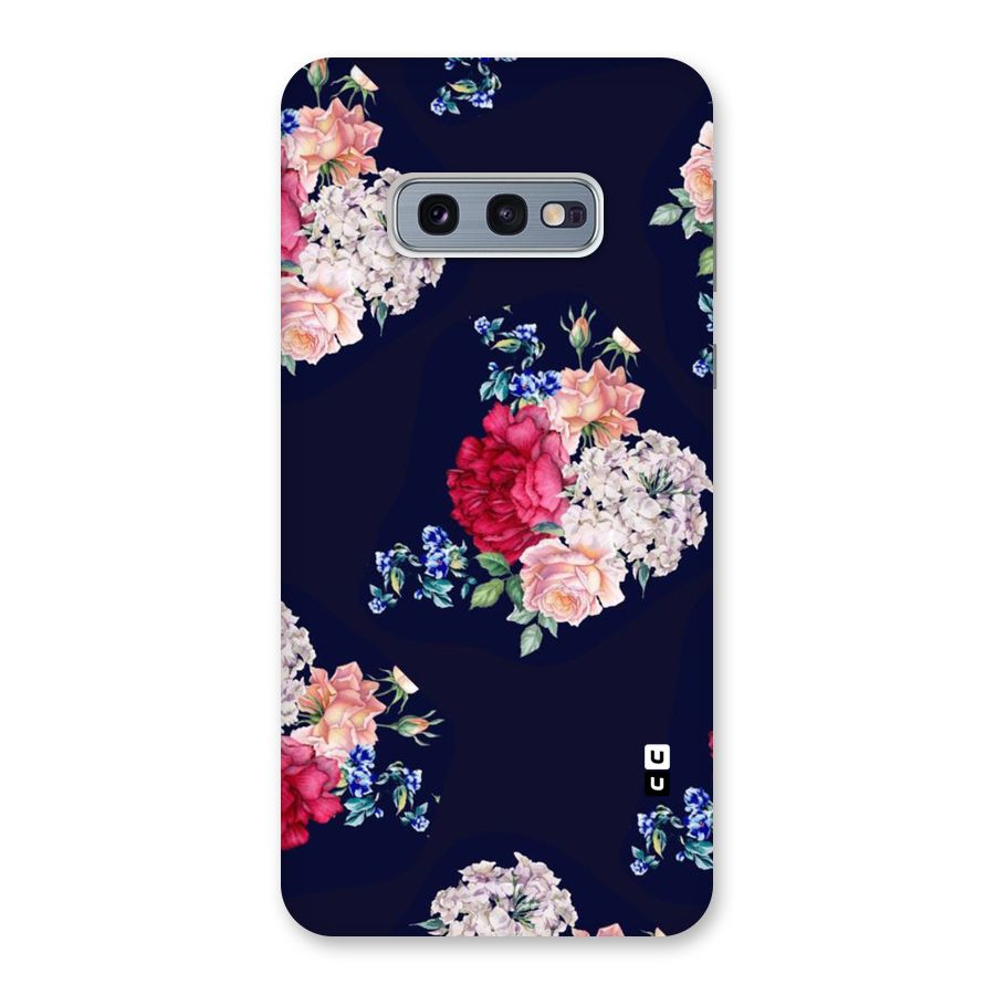 Magenta Peach Floral Back Case for Galaxy S10e