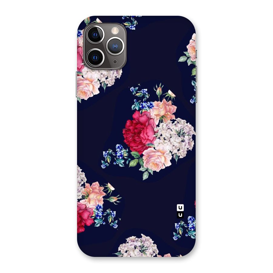 Magenta Peach Floral Back Case for iPhone 11 Pro Max