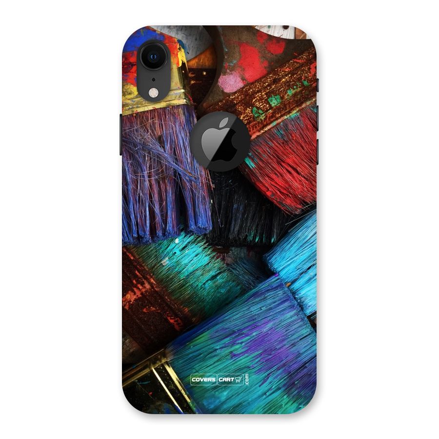 Magic Brushes Back Case for iPhone XR Logo Cut