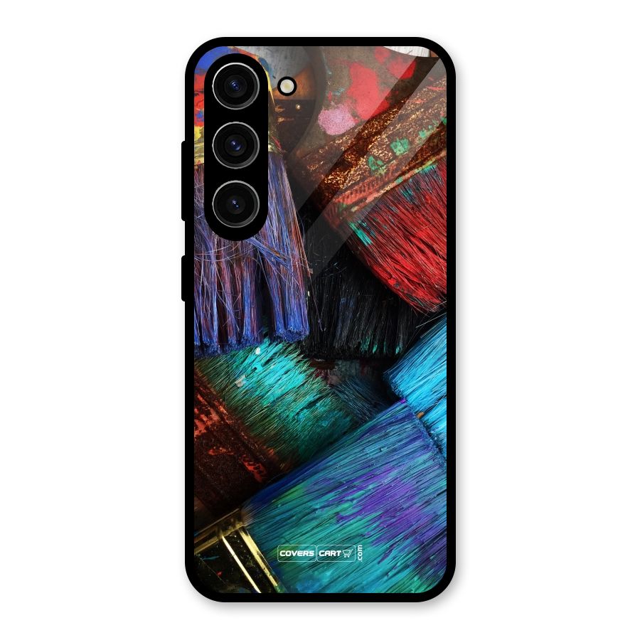 Magic Brushes Glass Back Case for Galaxy S23