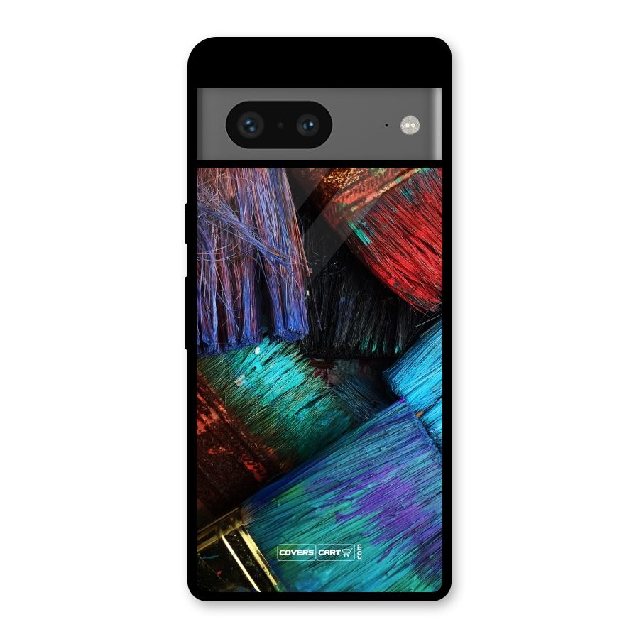 Magic Brushes Glass Back Case for Google Pixel 7