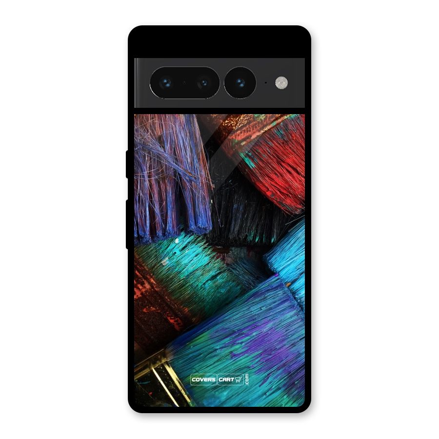 Magic Brushes Glass Back Case for Google Pixel 7 Pro