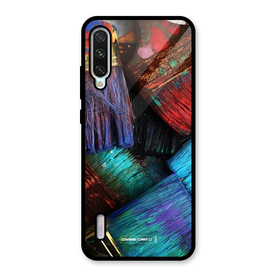 Magic Brushes Glass Back Case for Mi A3