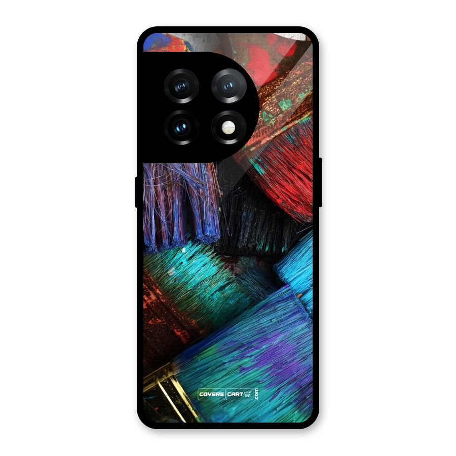 Magic Brushes Glass Back Case for OnePlus 11