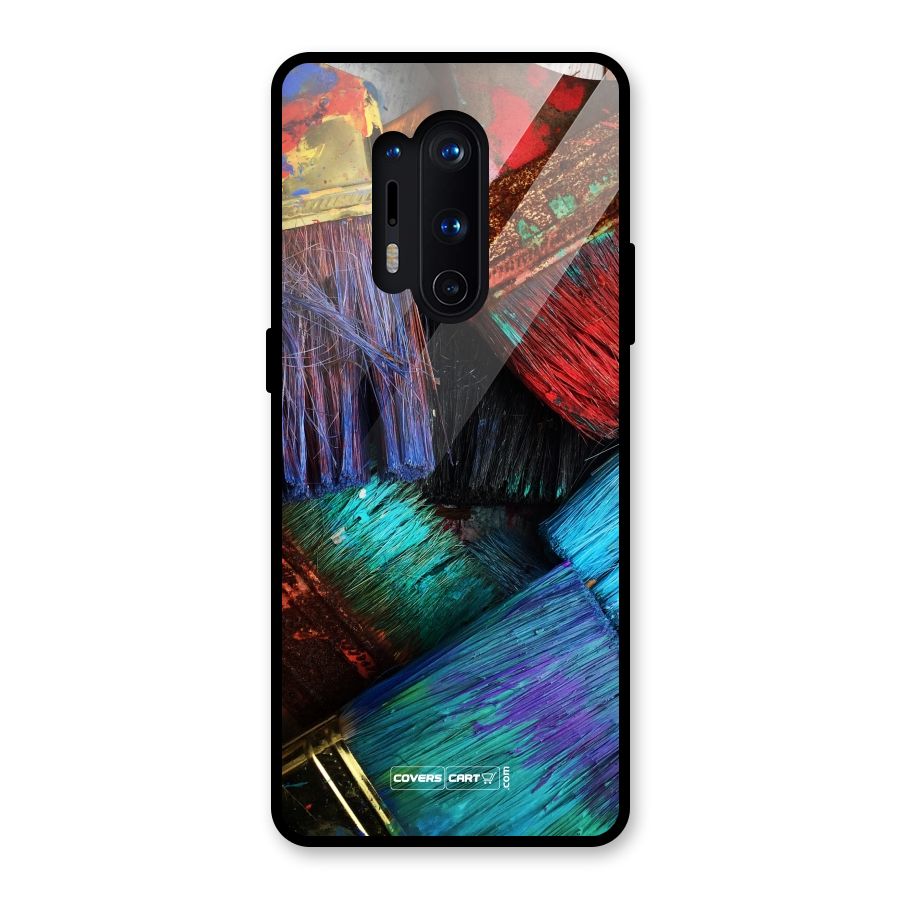 Magic Brushes Glass Back Case for OnePlus 8 Pro