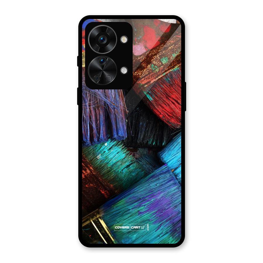 Magic Brushes Glass Back Case for OnePlus Nord 2T