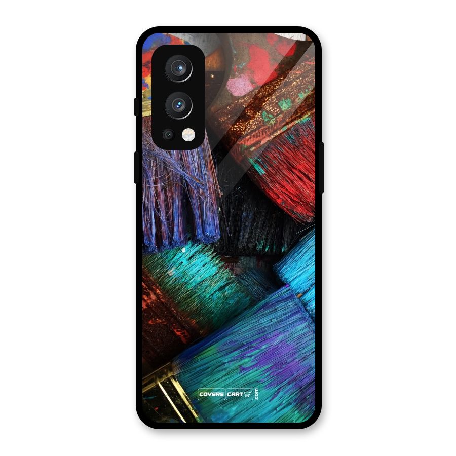 Magic Brushes Glass Back Case for OnePlus Nord 2 5G
