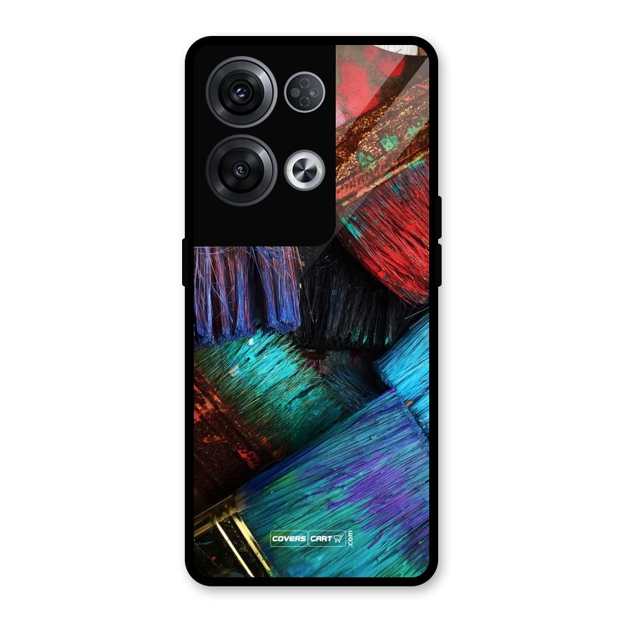Magic Brushes Glass Back Case for Oppo Reno8 Pro 5G