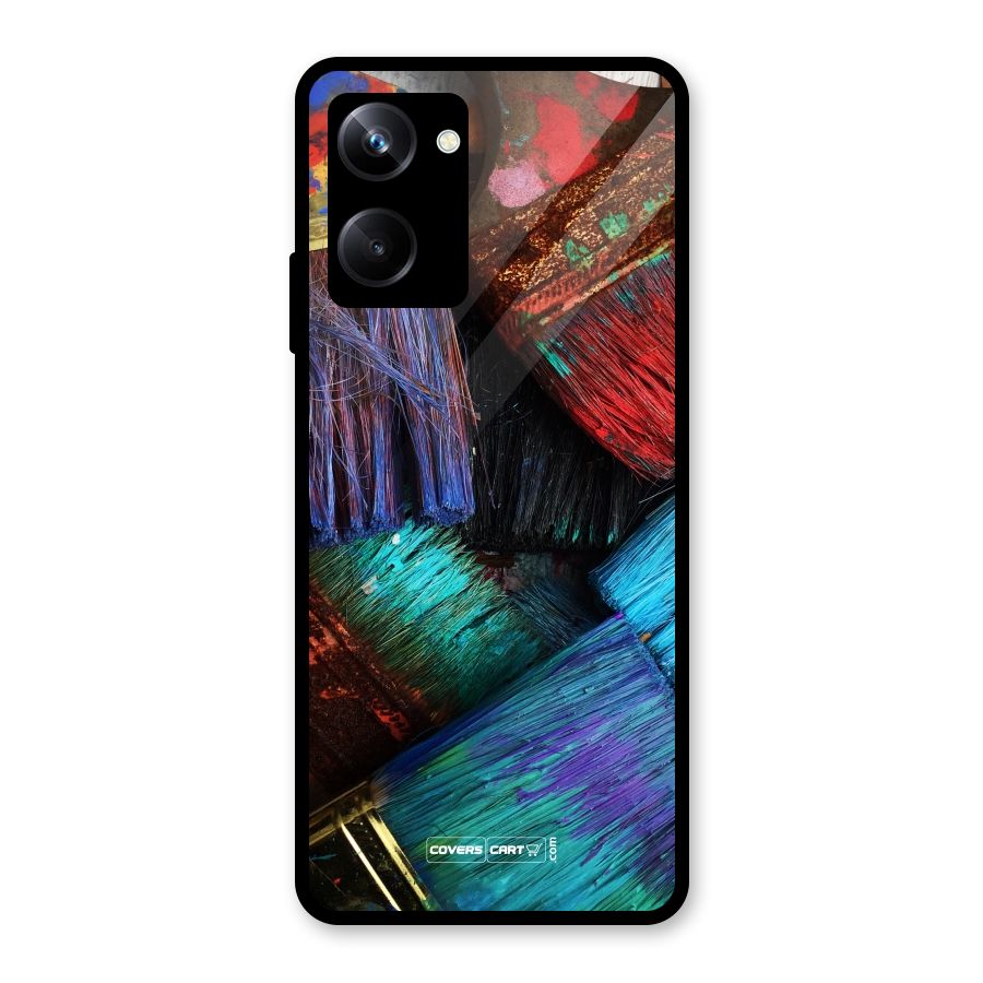 Magic Brushes Glass Back Case for Realme 10 Pro