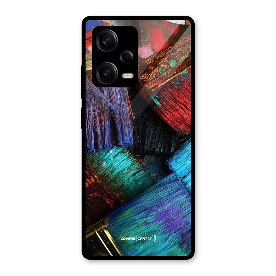 Magic Brushes Glass Back Case for Redmi Note 12 Pro