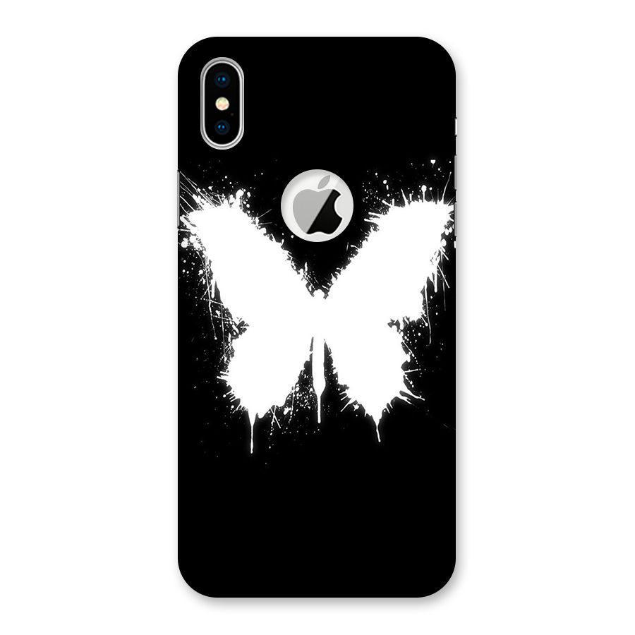 Magic Butterfly Back Case for iPhone X Logo Cut