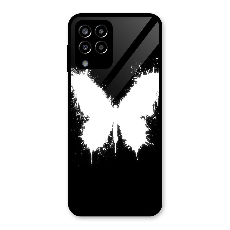 Magic Butterfly Glass Back Case for Galaxy M33