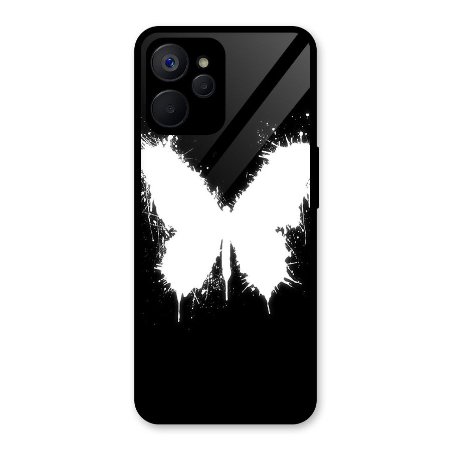 Magic Butterfly Glass Back Case for Realme 9i 5G