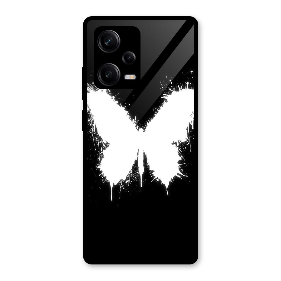 Magic Butterfly Glass Back Case for Redmi Note 12 Pro