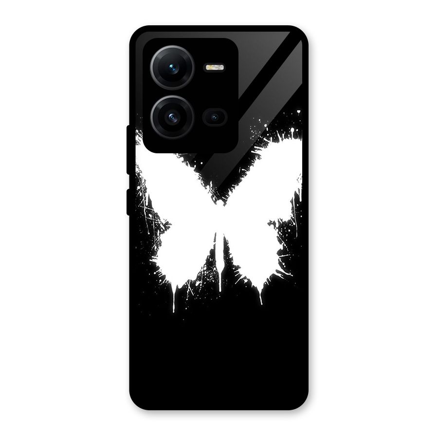 Magic Butterfly Glass Back Case for Vivo V25