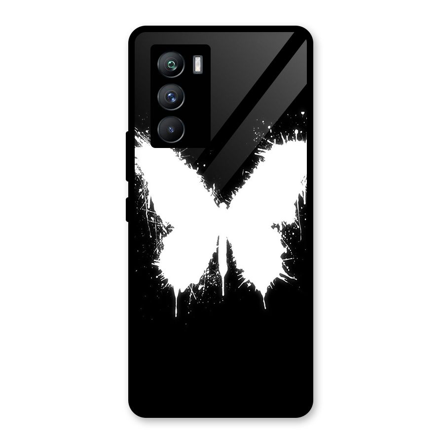 Magic Butterfly Glass Back Case for Vivo iQOO 9 SE