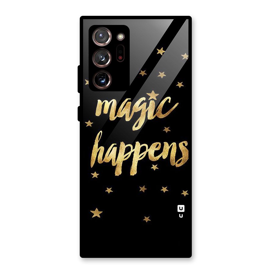 Magic Happens Glass Back Case for Galaxy Note 20 Ultra 5G