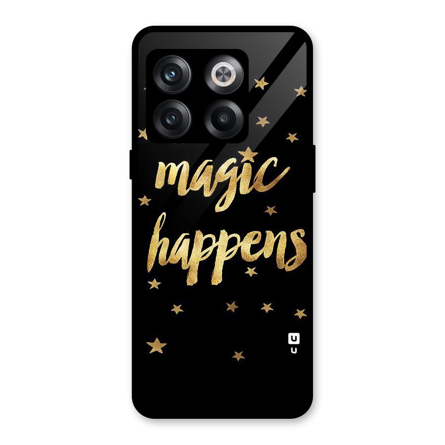 Magic Happens Glass Back Case for OnePlus 10T