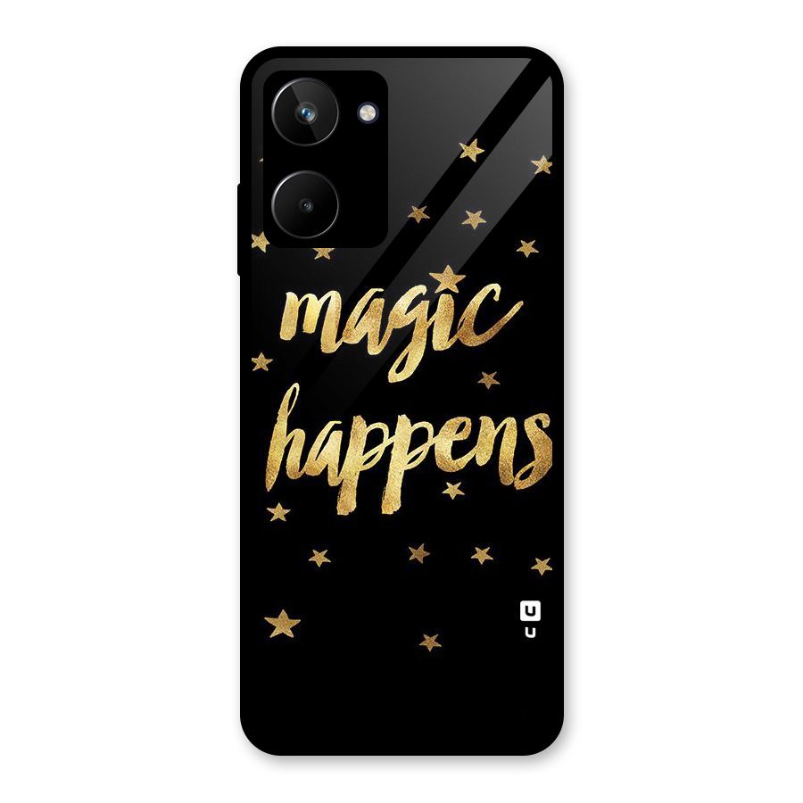 Magic Happens Glass Back Case for Realme 10
