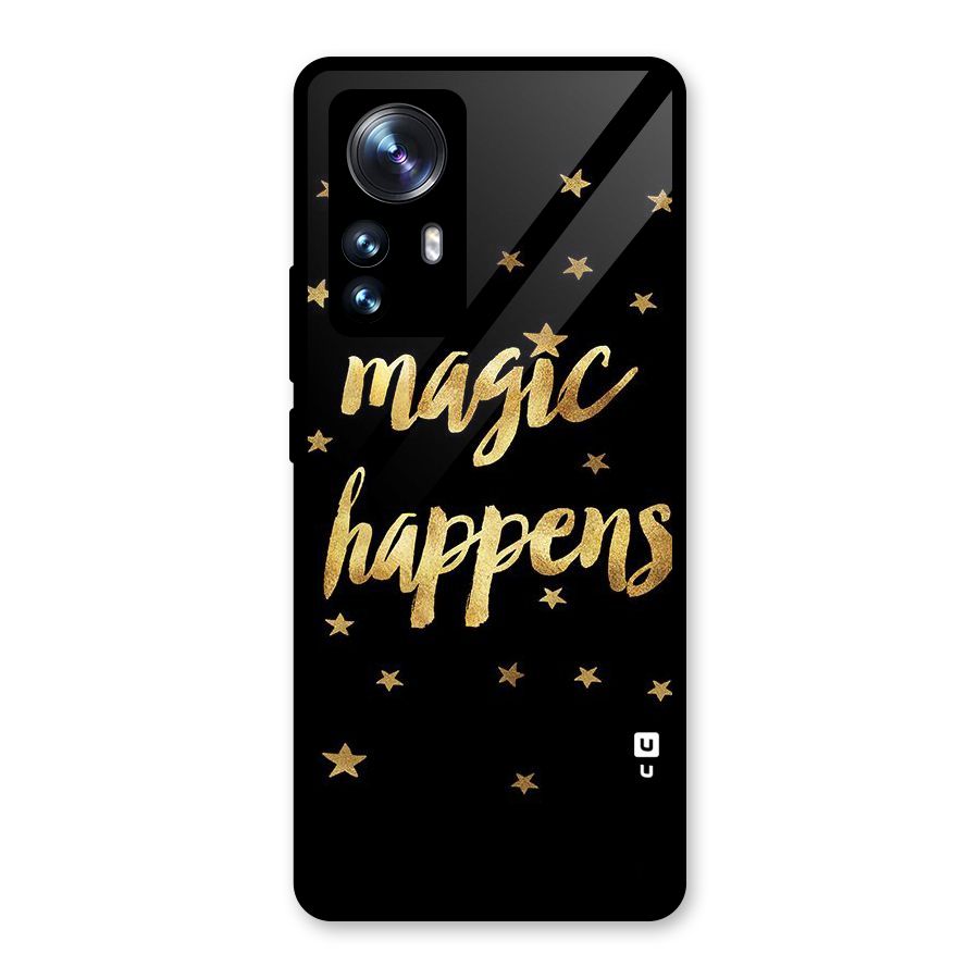 Magic Happens Glass Back Case for Xiaomi 12 Pro