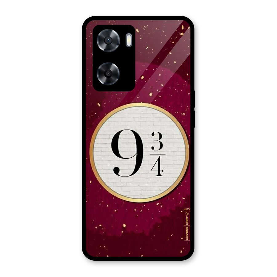 Magic Number Glass Back Case for Oppo A57 2022