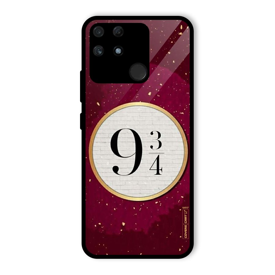 Magic Number Glass Back Case for Realme Narzo 50A