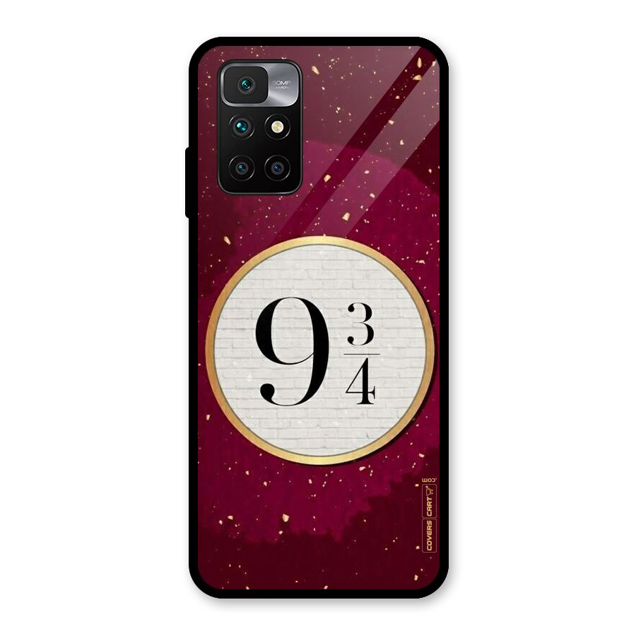Magic Number Glass Back Case for Redmi 10 Prime