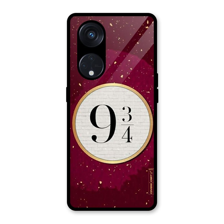 Magic Number Glass Back Case for Reno8 T 5G
