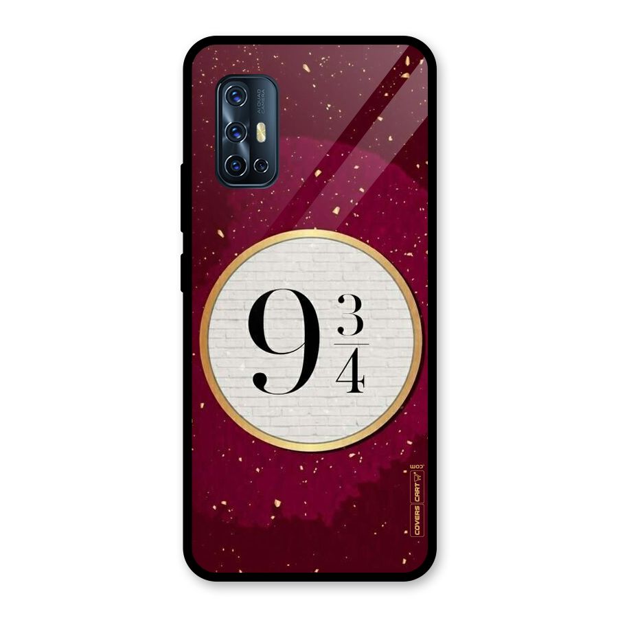 Magic Number Glass Back Case for Vivo V17