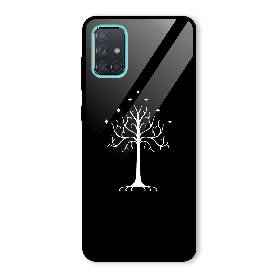 Magic Tree Glass Back Case for Galaxy A71