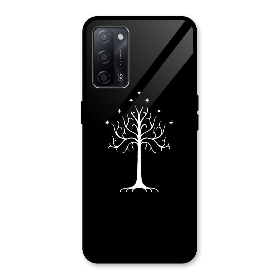 Magic Tree Glass Back Case for Oppo A53s 5G