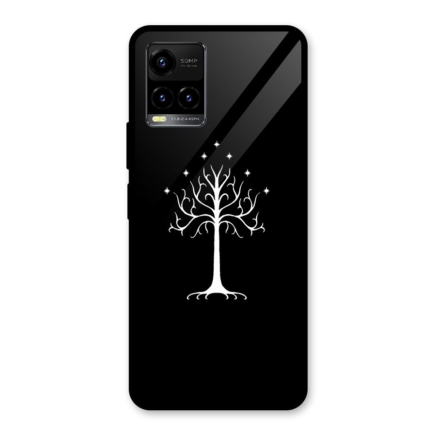 Magic Tree Glass Back Case for Vivo Y21A