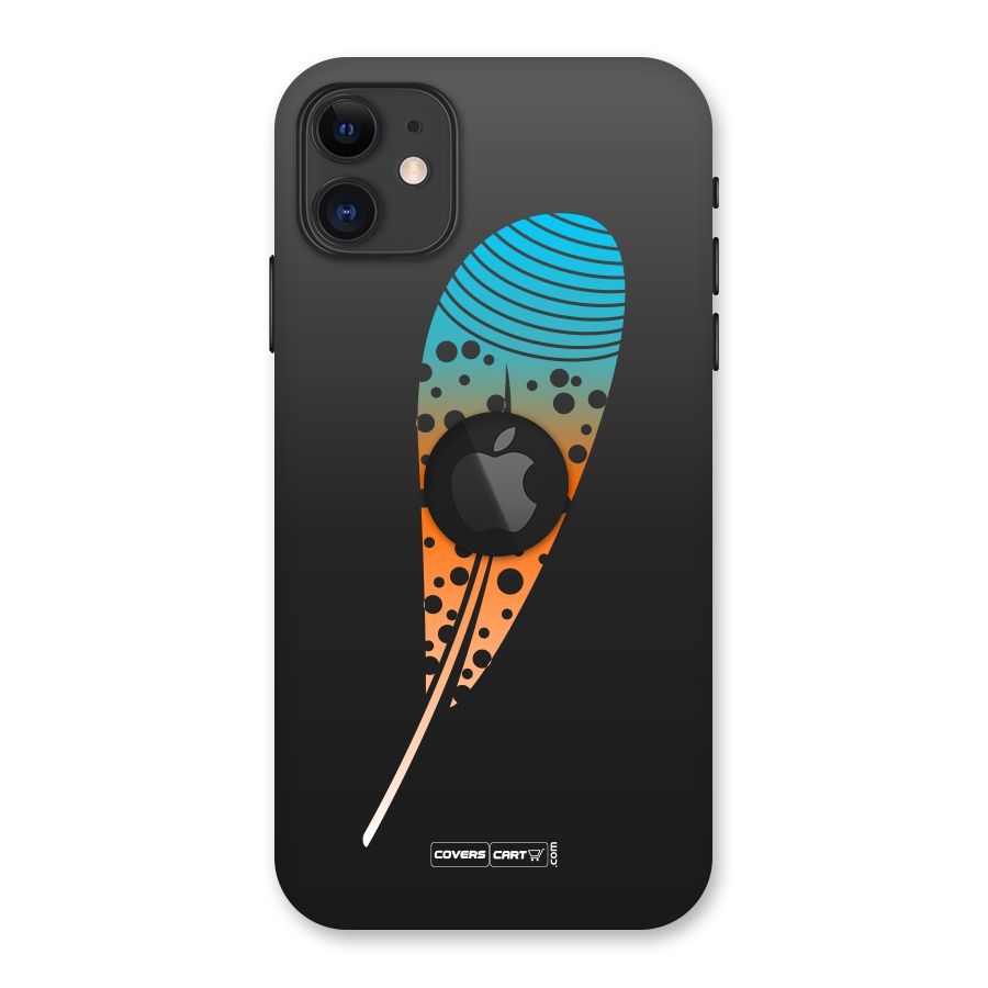 Magical Feather Back Case for iPhone 11 Logo Cut