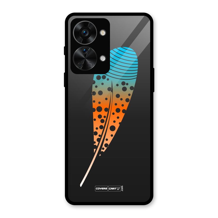 Magical Feather Glass Back Case for OnePlus Nord 2T
