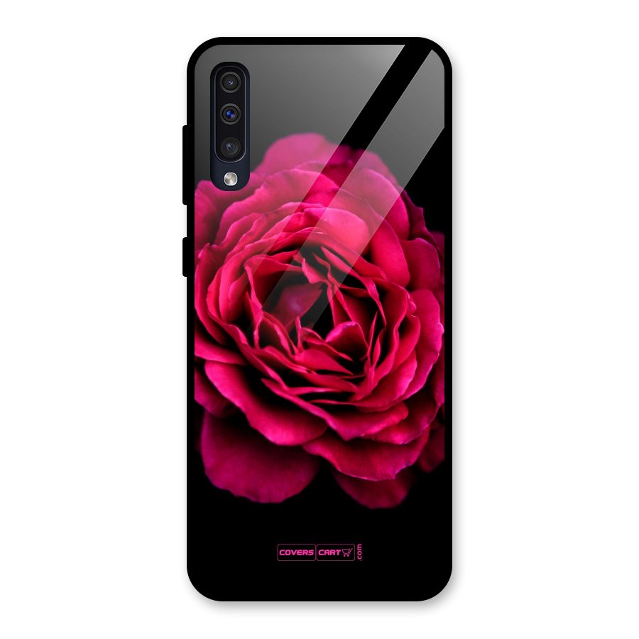 Magical Rose Glass Back Case for Galaxy A30s