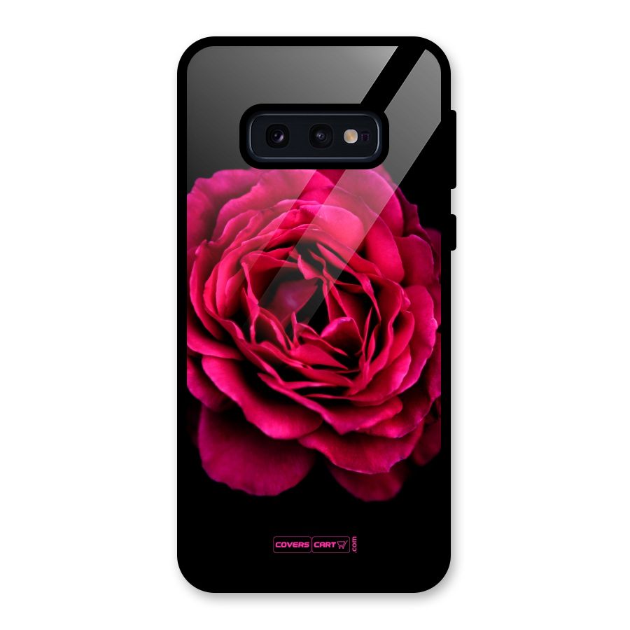 Magical Rose Glass Back Case for Galaxy S10e