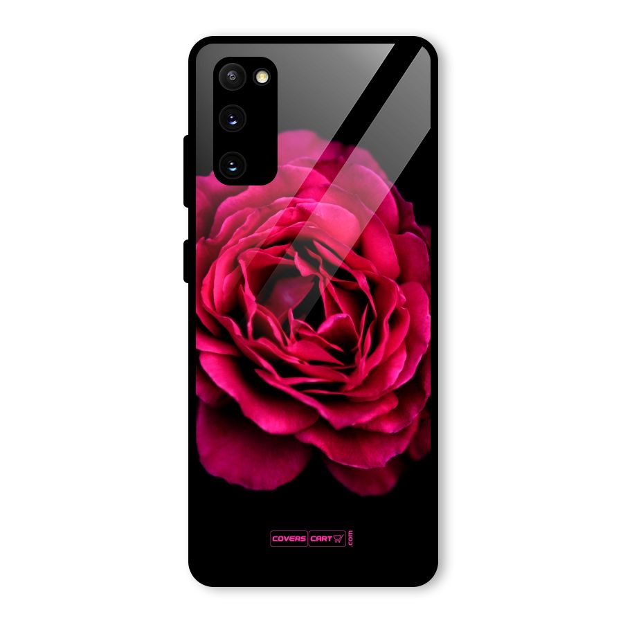 Magical Rose Glass Back Case for Galaxy S20 FE 5G