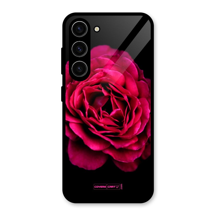 Magical Rose Glass Back Case for Galaxy S23