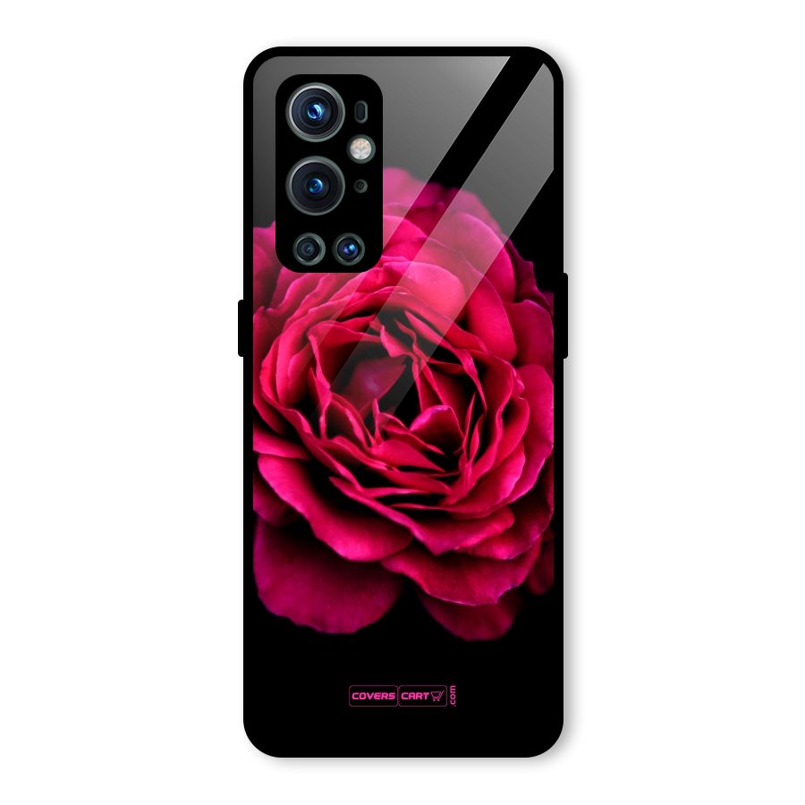 Magical Rose Glass Back Case for OnePlus 9 Pro