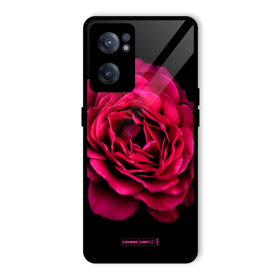 Magical Rose Glass Back Case for OnePlus Nord CE 2 5G