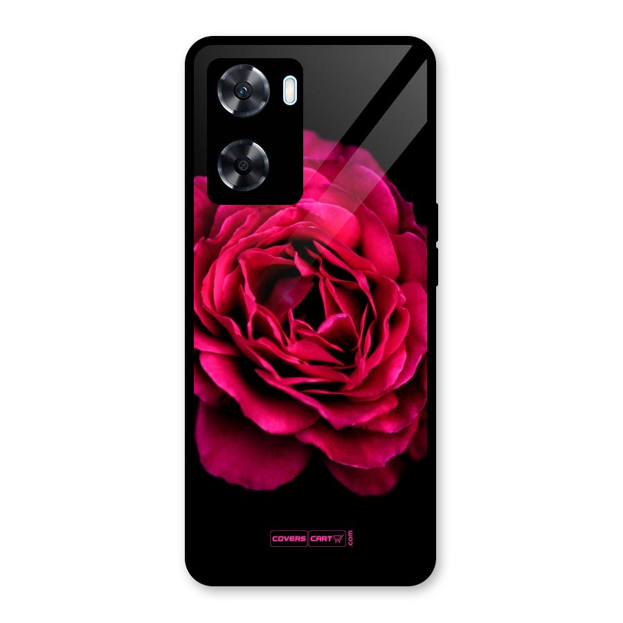 Magical Rose Glass Back Case for Oppo A77