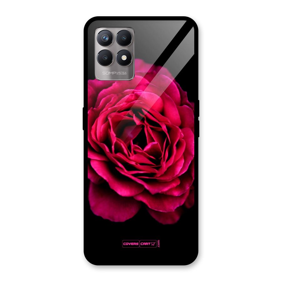Magical Rose Glass Back Case for Realme 8i